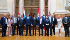 3 June 2019 The participants of the fourth session of the Russian State Duma - National Assembly of the Republic of Serbia Cooperation Commission